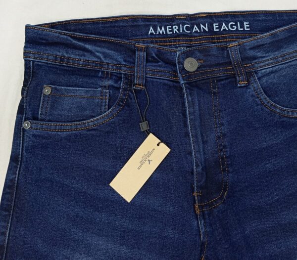 American Eagle Deep Blue Premium Quality Denim Pant - Image 2