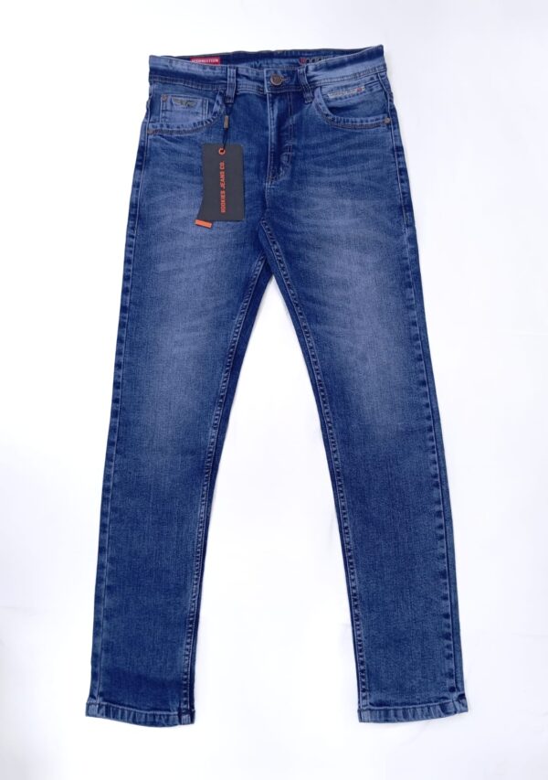 Rookies Jeans Deep Blue Premium Quality Denim Pant - Image 2