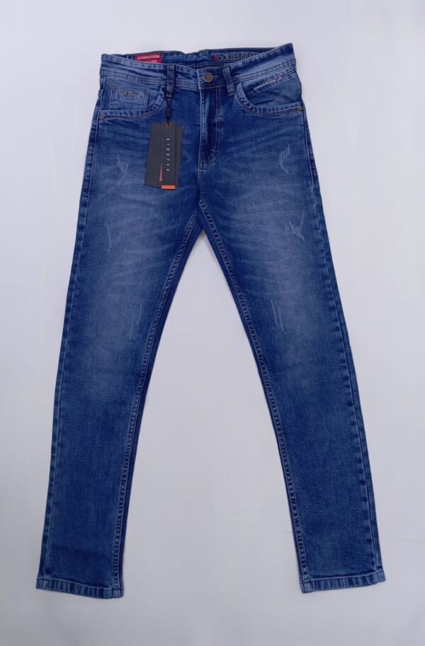 Rookies Jeans Deep Blue 100% Destroy Premium Quality Denim Pant - Image 2