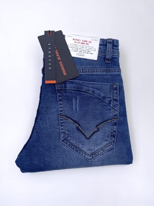 Rookies Jeans Deep Blue 100% Destroy Premium Quality Denim Pant