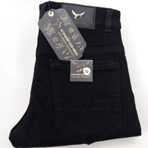 Kingfisher Full Black Premium Quality Denim Pant